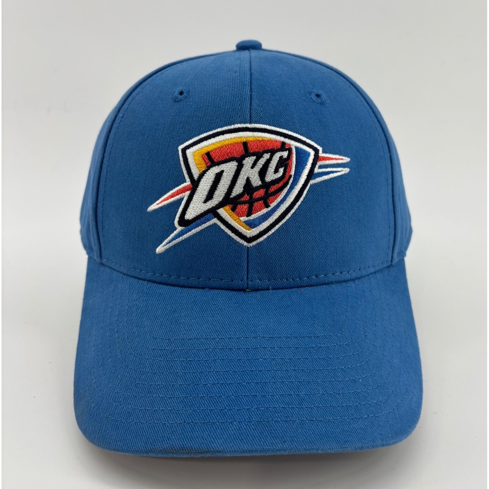 OKC Oklahoma City Thunder Hat Men's OSFM Blue Adjustable Strap